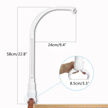 Children's Nursery Mobile Holder Rotating Bed Claw for Hanging Toys and Dolls