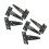 6 PCS 7.9in Galvanized T Hinge Slotted Triangular Hinges Bearing Door Replacement Hinge 2