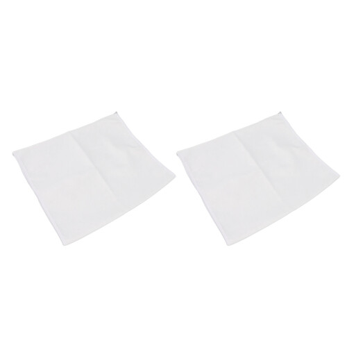 2PCS Filter Sleeve 6in White Elastic Polyester Prefilter Cover for Home Replacement 2