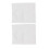 2PCS Filter Sleeve 6in White Elastic Polyester Prefilter Cover for Home Replacement 5