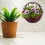 3Pcs Brown Plastic Wall Flower Basket Durable Hanging Planter Decor 3