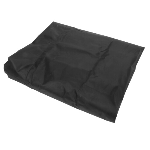 Capa protetora para canil, à prova de mosquitos e poeira, em tecido Oxford, ideal para uso externo (Preta, Tamanho G: 42 polegadas) 2