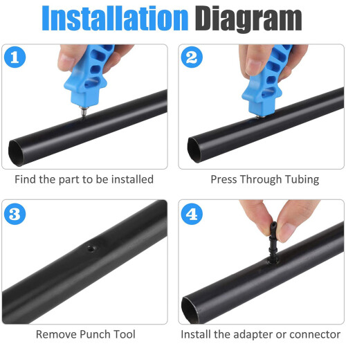 Drip Irrigation Tubing Hole Punch and Fitting Insertion Tool 2