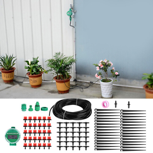 20m Water Irrigation Timer Controller Watering Hose Tool Kit DIY Automatic Drip Irrigation 1