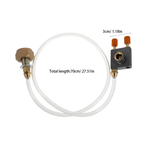 Adaptador Para Tanque Gás Propano Com Conector Resistente Padrão Europeu 2