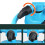 Lawn Sprinkler 360 Rotating 50-75m² 3 Arm Watering System 11