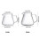 Glass Coffee Tea Hand Pour Coffee Maker Server Pot For-300ml 4