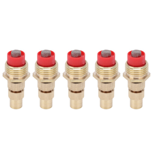 5Pcs G1/2 Male Thread Atomizing Nozzle with Filter Screen Adjustable Garden Lawn Sprayer Nozzle 1