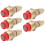 5Pcs G1/2 Male Thread Atomizing Nozzle with Filter Screen Adjustable Garden Lawn Sprayer Nozzle 5