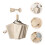 1Beige Uv-Beschermingsparasol Lichtgewicht 5