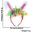 Easter Bunny Headband with Ribbon and Hoop 3