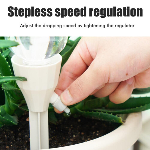 3PCS Plant Drip Irrigation Self Plant Watering System Device With Adjustable Control Valves Switch Automatic Dripper 2