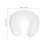 1Pc Latex U Shaped Pillow For Cervical Neck Support White 2