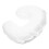 1Pc Latex U Shaped Pillow For Cervical Neck Support White 11