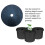 24Pcs  Tree Protector  Mat Black Durable  Tree Barrier Mat For Gardens Balconies 5