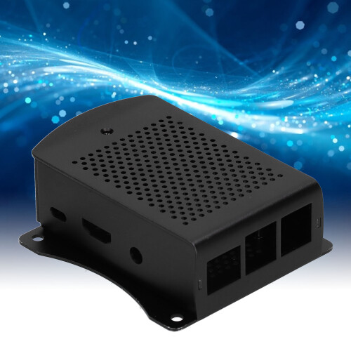 Aluminum Alloy Raspberry Pi Enclosure Black for Microcomputer