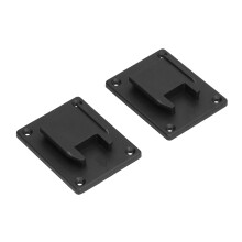 2PCS ABS Tool Holder Mount with Holes for 18V 18V Battery Storage Fixing