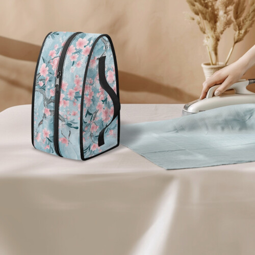 Garment Steamer Case with Zipper Closure Cherry Blossom Pattern Dustproof Travel Case, Case Only 2