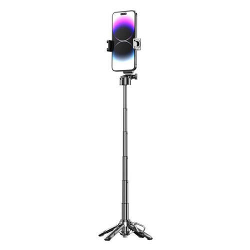 Multi-Function Foldable Magnetic Phone Holder Selfie Stick, DSLR-Style Rotation Tripod Portable Remote Control