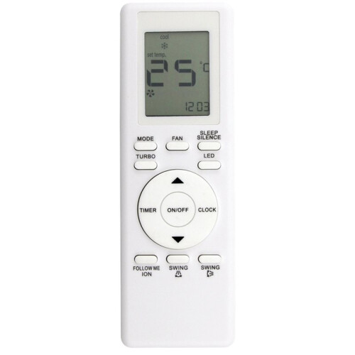 Replace A/C Remote Control for Midea YORK RG94A/BGEF Air Conditioner Remote Control