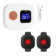 WiFi Caregiver Pager  Call System for Elderly Digital Display Hospital Alert System Call Bell for Restaurant