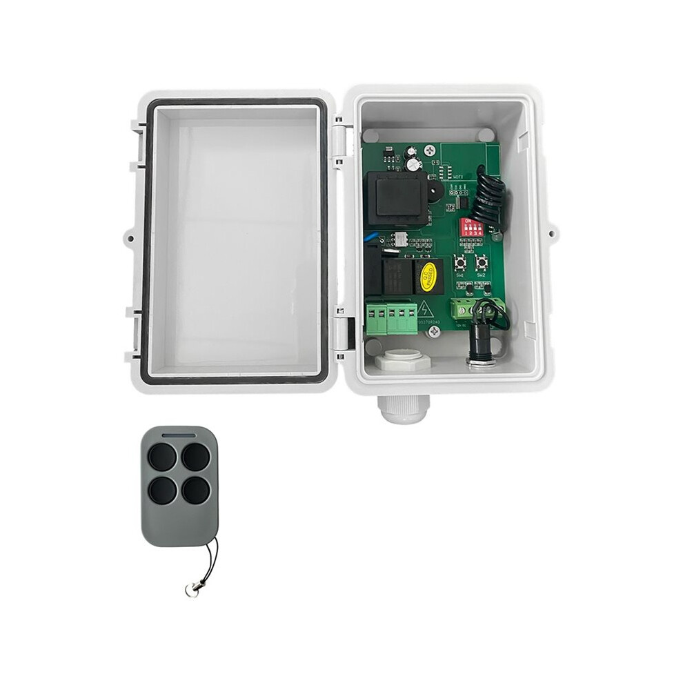 Universal Ac220v Tubular Motor Receiver Garage Door Control Board With Remote Control For Roller Shutter Gate Opener 6033206399467