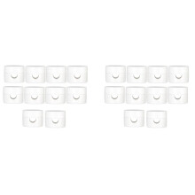 20Pcs Hook for Ceiling Hanging Light,DIY Lamp Hanging Electric Wire Cable Cord Chandelier Fixture Hardware Hook White