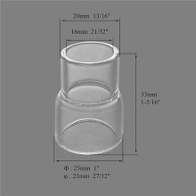 TIG Stubby Gas Lens Collet Body 17GL332 12 13/16inch TIG Gas Lens Insulator for SR WP 17 18 26 TIG Welding Torch 18Pcs