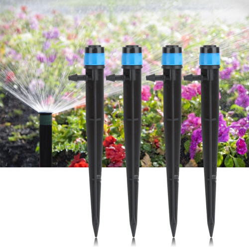 100Pcs Ground Insert Type Irrigation Dripper Drip Sprinkler for Garden Watering System 1
