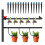 100Pcs Ground Insert Type Irrigation Dripper Drip Sprinkler for Garden Watering System 4