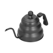 PTFE Stainless Steel 1.2L Drip Kettle with Gooseneck Spout Black