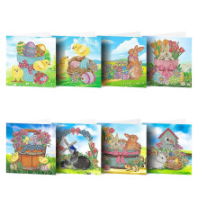 30x15cm Peinture Diamant DIY Complet,Carte de vux diy 30x15cm diamond painting DIY Diamond Strass Toile Point de Croix Painting par Numro pour Ad