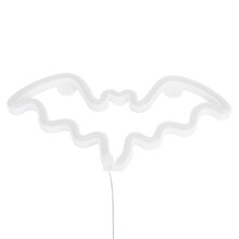 Blue Bat-Shaped LED Neon Sign Lamp for Holiday & Party Decor
