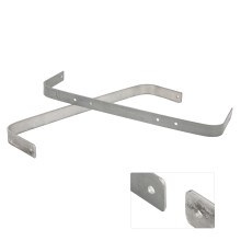 2pcs Aluminum Metal Frames 11.8in Retro DIY Craft Purse Bag Making