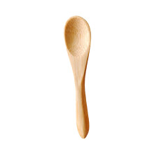 1 Pcs Small Wooden Spoon, Wooden Color Mini Condiment Spoons Tiny Spoons Wooden Serving Utensils Teaspoon for Eating Honey Spices Sauces Sugar Salt