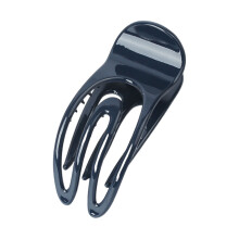 Xinwanna French Style Hair Claw Hollow U-shaped Strong Grip Women Hair Clip Curved Ponytail Holder Hair Styling Tool (Type D)