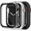 Συμβατή με θήκη XiHAMA για Apple Watch για SE/6/5/4 + Προστατευτικό οθόνης, λεπτό σκληρό 1