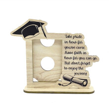 6.5x7.9" Graduation Photo Frame for Desktop – Durable Home Decor & Gift, Compatible with Standard 6x8" Photos