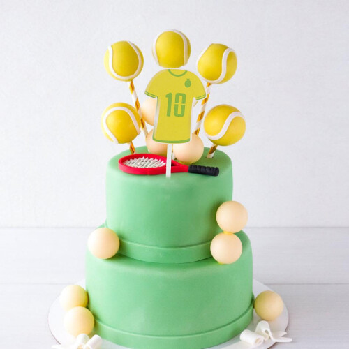 Soccer Theme Cupcake Toppers Assorted Color 40Pcs 0.04In