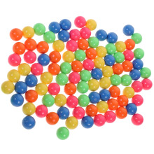 Bolinhas de plástico para piscina de bolinhas, cores sortidas, pacote com 100 unidades.