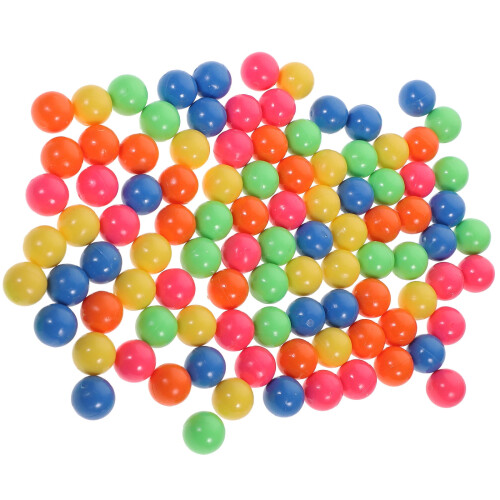 Plastic Ball Pit Balls Assorted Color 100Pcs Counting