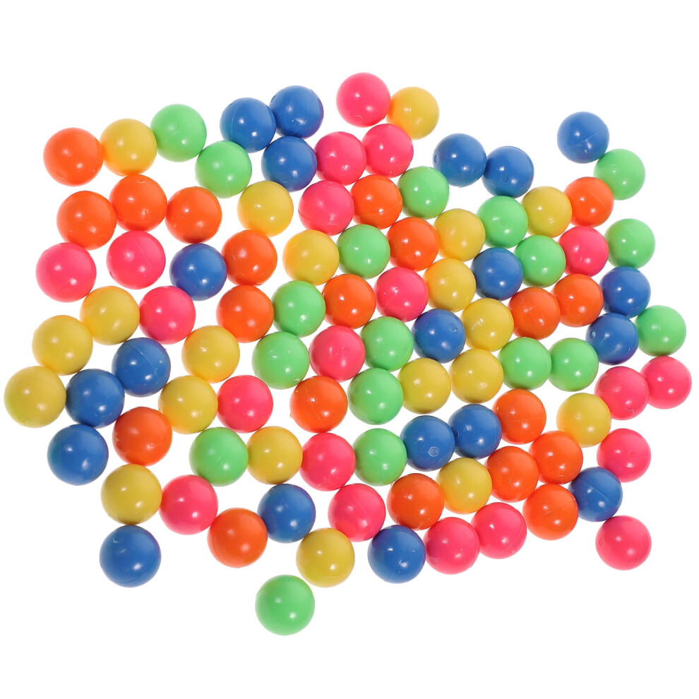 Plastic Ball Pit Balls Assorted Color 100Pcs Counting