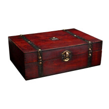Wooden Storage Box Vintage Style Handcrafted