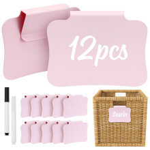 20pcs Erasable Chalkboard Labels Basket Clip On Labels Clips Price Display Label Clips