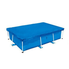 Cubierta cuadrada para piscina con soporte. Resistente a los rayos UV y a la suciedad. Protección para piscinas exteriores. 5 tamaños disponibles