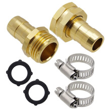 Kit de réparation d'extrémité de tuyau d'arrosage Garden Mender 3/4" 5/8" - Raccord rapide mâle/femelle