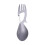 Titanium Spork – Ελαφρύ πιρούνι και κουτάλι κάμπινγκ, συμβατό με σακίδια πλάτης, 1