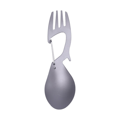 Titanium Spork – Ελαφρύ πιρούνι και κουτάλι κάμπινγκ, συμβατό με σακίδια πλάτης,
