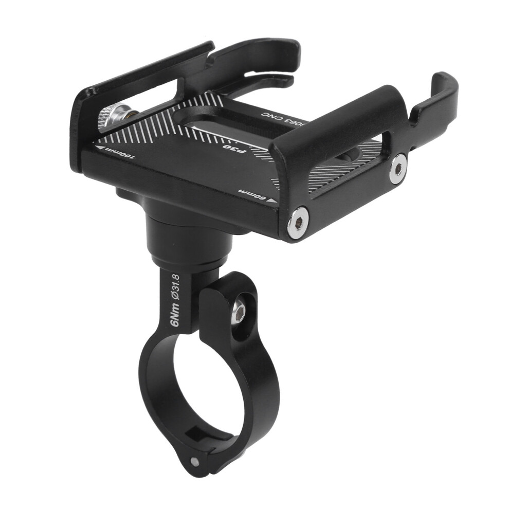 Gub P30 Aluminum Alloy Bike Phone Holder 60-100Mm Adjustable Black 7901390710506