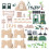 FRCOLOR100PCS Σετ παιχνιδιών για μοντέλα φράχτη, DIY, συναρμολόγηση, τσάντα με άμμο, 1